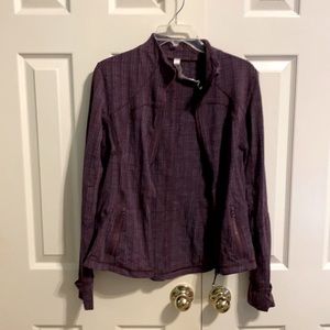 Lululemon purple fitted jacket